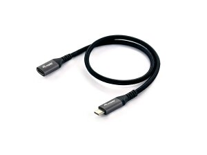 USB 3.2 Gen 2 C to C Extension Cable, M/F, 0.5m, 4K/60Hz, 10Gbps