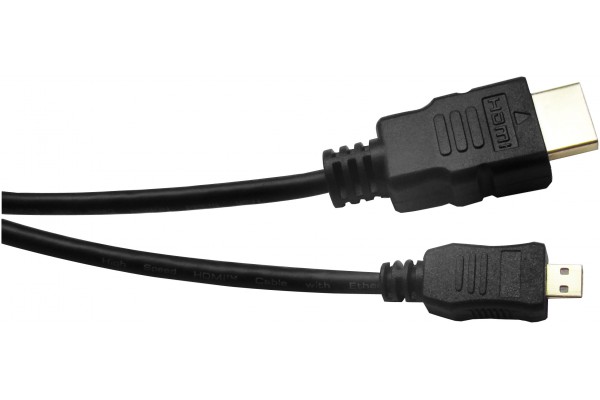 5m High Speed HDMI to Micro HDMI Cord with Ethernet - Black