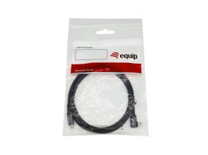 Equip USB 2.0 C to C 90° angled Cable, M/M, 1.0m, 100W with Emark chispet