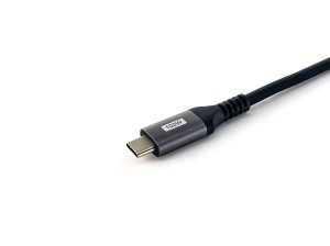 Equip USB 2.0 C to C 90° angled Cable, M/M, 2.0m, 100W with Emark chispet