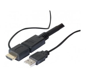 High Speed HDMI cord with Ethernet + Chipset, 10 m - Black