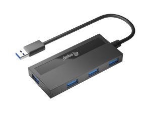 4x USB 3.0 Type-A, 40 x 11 x 90 mm, 44 g, Black