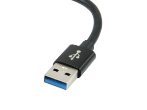 USB 3.0 - HDMI/VGA, 0.2 m, 5 Gbps, Black