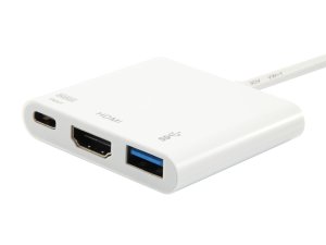 USB Type C/HDMI, USB A, USB C, M/F, White