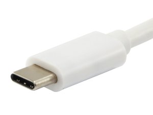 USB C - VGA/USB A/USB C, M/F, 15 cm, White