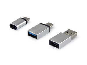 Equip USB-C OTG adapter, 3-Pack