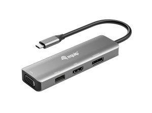 Equip USB-C to HDMI/DisplayPort/VGA /USB Adapter