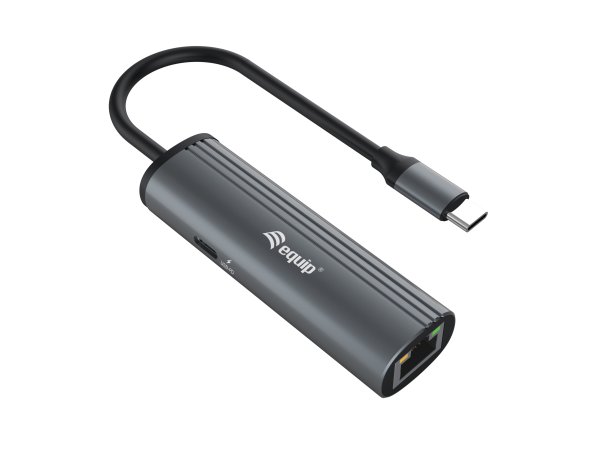 Equip USB-C to RJ45 Gigabit Network + PD Adapter