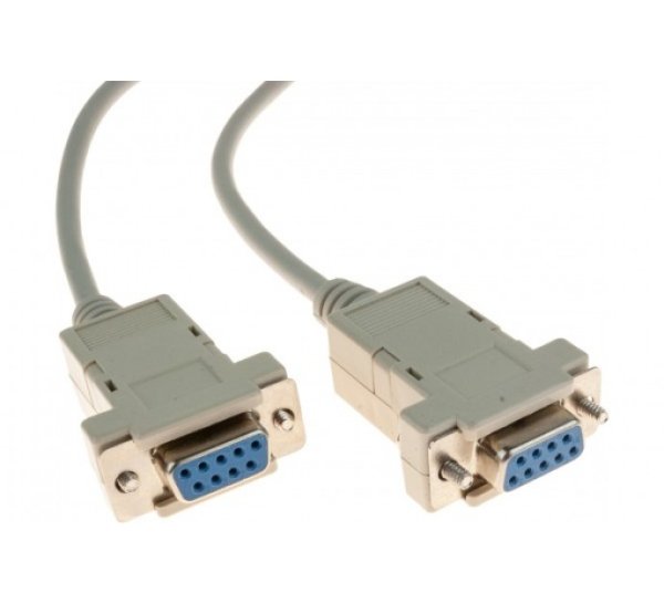 ProConnectLite® DB9 null modem cable, F/F, 1.8m