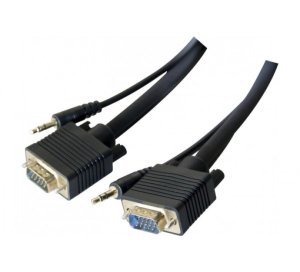 Hypertec 137226-HY VGA cable 7.5 m VGA (D-Sub) Black