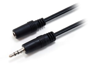 Audio cable 3.5mm, Male - Female, 2.0m