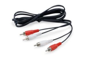 2x RCA Male to Male Stereo Audio Cable