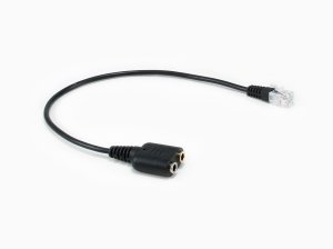 RJ9 to 3.5mm Headset Audio Adapter