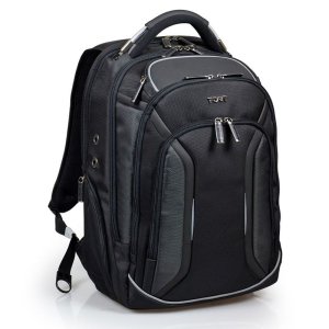 Business Traveler Backpack, 15.6'', 25L, Polyester, Black