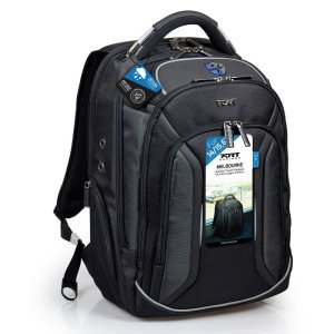 Business Traveler Backpack, 15.6'', 25L, Polyester, Black