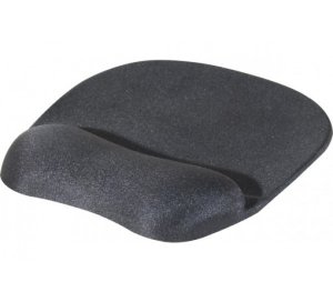 Mouse Pad with Wrist Rest, Black