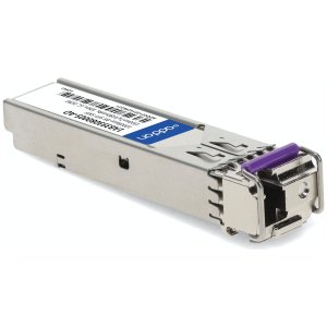 1000Base-BX SFP Transceiver, SMF, 1310nmTx/1490nmRx, 20km, LC, DOM, -40 to 85C