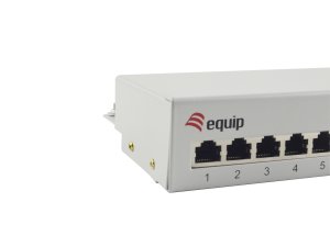 Equip 12-Port Cat.6 Desktop Patch Panel , Light Grey