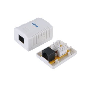 Equip 1-Port Cat.6 Surface Mount Box