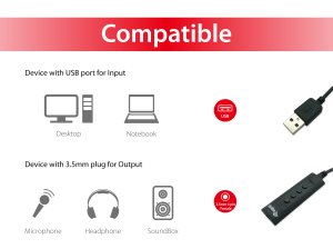 Equip USB Audio Cable adapter