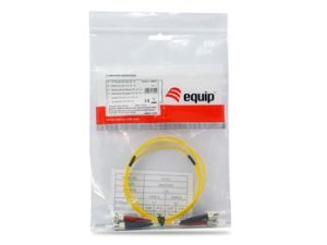 Equip ST/ST Fiber Optic Patch Cable, OS2, 3m