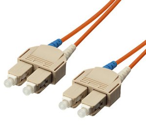 Equip SC/SC Fiber Optic Patch Cord- OM1/OM2, 1.0m , 62.5/125µ