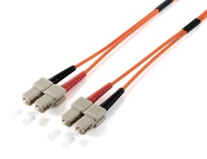 Equip SC/SC Fiber Optic Patch Cable, OS2, 2m