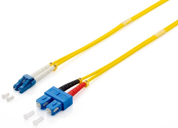 Equip LC / SC Optical Fiber Patch Cord, OS2, 1.0m