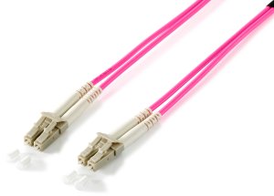 Equip LC/LC Fiber Optic Patch Cable, OM4, 2m