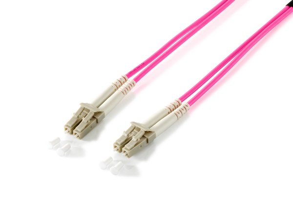 Equip LC/LC Fiber Optic Patch Cable, OM4, 20m