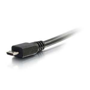 C2G 6.6ft (2m) USB 2.0 A to Micro-B Cable M/M - Black