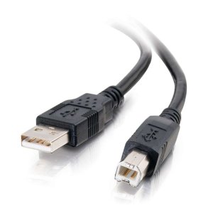1m USB 2.0 A/B Cable - Black (3.3 ft)