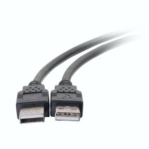 C2G 1m USB 2.0 A Male to A Male Cable - Black (3.3 ft)