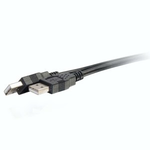 C2G 3.3ft (1m) USB 2.0 A Male to A Male Cable - Black