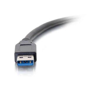 C2G 10ft (3m) USB-C® to USB-A 3.2 Gen 1 (5Gbps) Cable M/M - Black