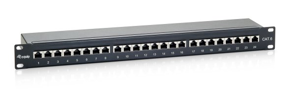 24-Port Cat.6 Shielded Patch Panel