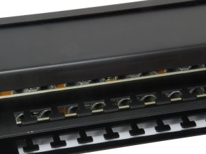 Equip 48-Port Cat.6 Shielded Patch Panel, Black