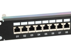 Equip 24-Port Cat.6A Shielded Patch Panel