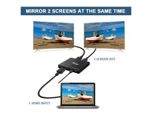 2 x HDMI out, 4K/30Hz, HDMI 1.4, HDCP, USB