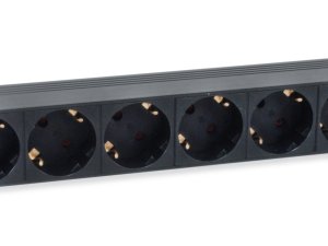 Equip 8-Outlet German Power Distribution Unit with IEC C14 plug