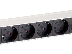 Equip 8-Outlet German Power Distribution Unit, Aluminum Shell