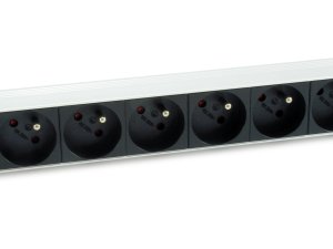 Equip 333313 power distribution unit (PDU) 8 AC outlet(s) 1U Black, Silver