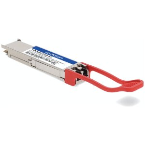 OTU-4-ER4 100GbE Dual-Rate QSFP28 Transceiver, SMF, 1295nm to 1309nm, 40km, LC, DOM