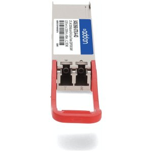 OTU-4-ER4 100GbE Dual-Rate QSFP28 Transceiver, SMF, 1295nm to 1309nm, 40km, LC, DOM