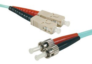 Connect 391803 InfiniBand/fibre optic cable 5 m SC ST Aqua colour