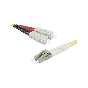 Connect 392340 fibre optic cable 1 m 2x SC 2x LC OS2 Yellow