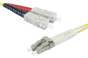 Connect 392344 fibre optic cable 8 m 2x SC 2x LC OS2 Yellow