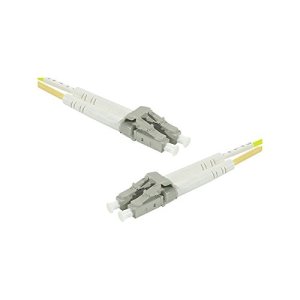 5m OS2 9/125 LSZH LC/LC Duplex en fibre Cordon patch – Jaune