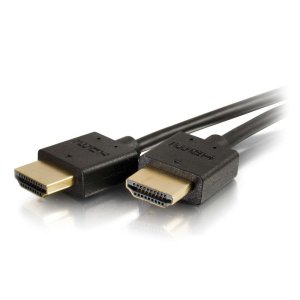 C2G 6ft (1.8m) Plus Series Slim Flexible High Speed HDMI® Cable with Ethernet
