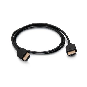 C2G 6ft (1.8m) Plus Series Slim Flexible High Speed HDMI® Cable with Ethernet